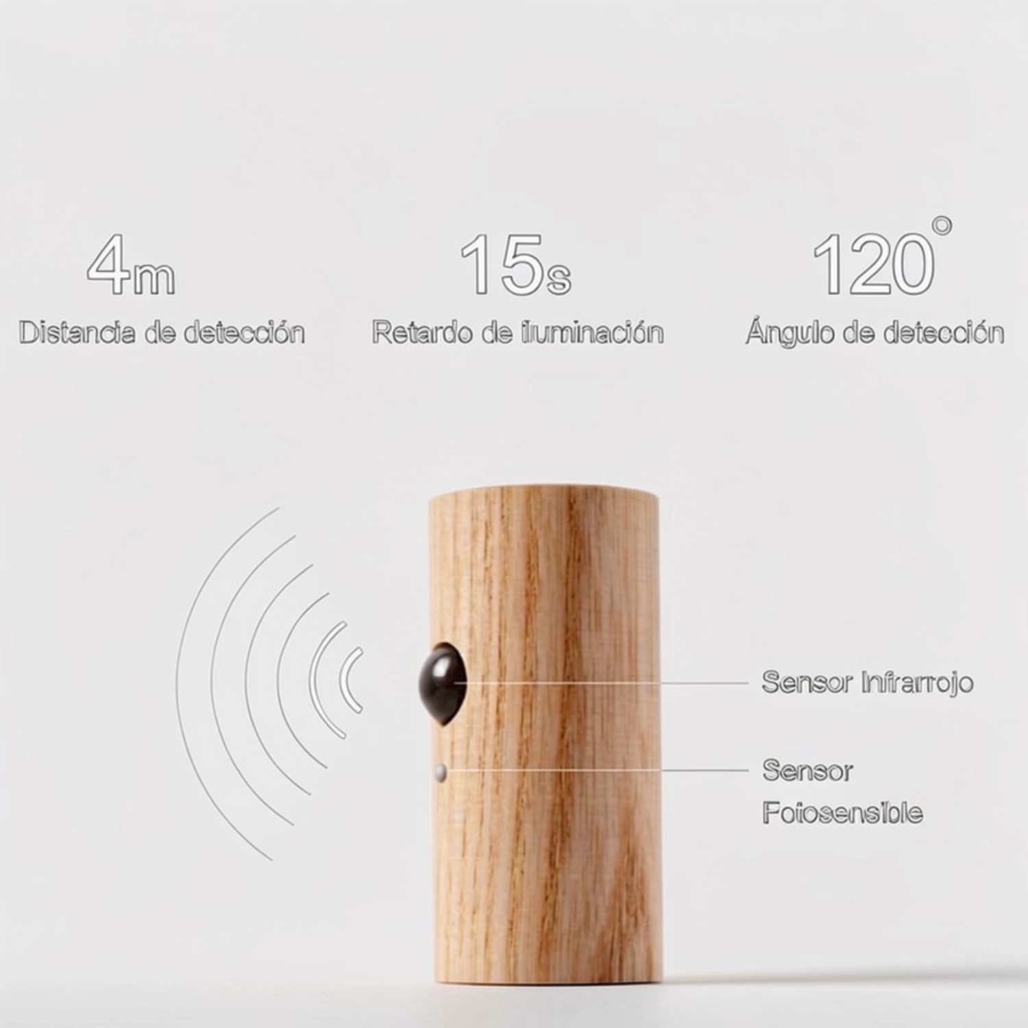 Lámpara con Sensor de Movimiento - Imagen 3